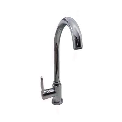 China Single Handle Stainless Steel Kitchen Mixer Taps Kitchen Faucets Metered Single Hole for sale