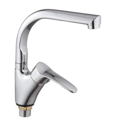 China Kitchen Metered Zinc Alloy Faucet Hot And Cold Sink Basin Valve Faucet Mixing Sanitary Ware for sale