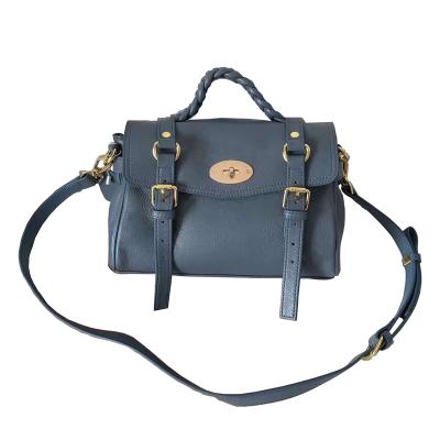 China Fashion Classic Satchel Women Bag Genuine Leather Adjustable Shoulder Straps Slanted Shoulder Women Bag for sale