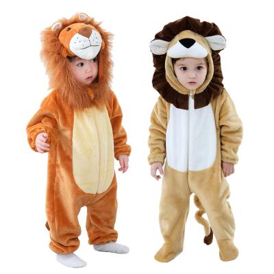 China Wholesale Soft Newborn One-Piece Costumes For Overall Baby Lion Costume Autumn Kids Cosplay Animal Party for sale