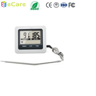 China Alerts IC TP04-1 Digital Programmable Electronic Kitchen Food Cooking Meat Thermometer for BBQ Oven Grill Smoker with Timer Alarm for sale