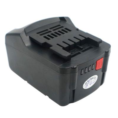 China Power Tools 18V 5000mAh Li-ion Rechargeable Battery Pack Replace For METABO Power Tool Battery 6.25457.00 6.25459 6.25468 6.25469.00 6.25499 for sale