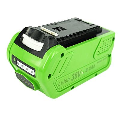 China Popular machine tool design safety 40V for greenworks 29462 lithium 29472 G40LM45 Greenworks lawn mower battery for sale