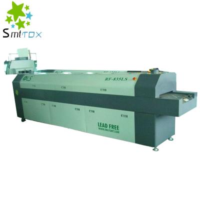 China new/used smt reflow furnaces SMT SMD machine reflow furnace 8 zone reflow soldering machine RF-835LS 4000*750*1350mm for sale