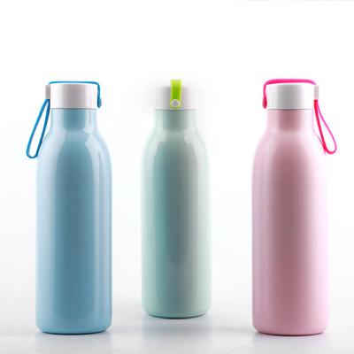 China 2021 KINSDA Sustainable Vacuum Insulated Stainless Steel Water Bottle Double Wall Water Bottle For Girls for sale