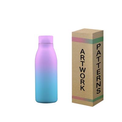 China Durable Sport 600ml Stainless Steel Vacuum Flask Medium Double Wall Mouth Insulated Water Bottle With Custom Logo for sale