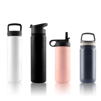 China Double Color 40oz Viable Wall Painting Stainless Steel Sport Water Bottle Flask With Custom Color And Logo for sale