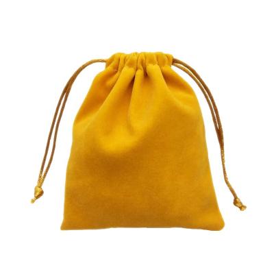 China Byleading Recyclable Cheap Wholesale Customized Soft Printing Velvet Jewelry Soft Drawstring Bag for sale