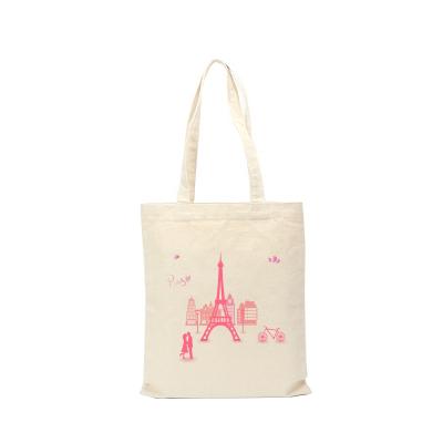 China Reusable Cheap Plain Recycled Canvas Cotton Tote Bag Custom Logo With Eco Friendly Zipper for sale