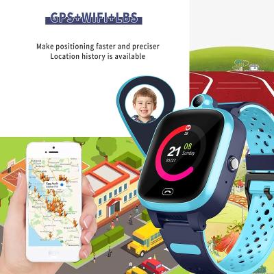 China Wifi SOS Call Smart Watch For Child Books 4g WiFi GPS Tracker Position Video Chat Message Realtime Disable In Class Boys For Android IOS for sale