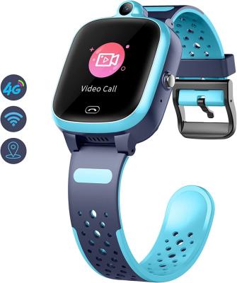 China 4G Wifi Smart Watch for Kids - Boys Smartwatch with GPS WiFi Tracker HD Touch Screen SOS Video Call Books for Android and IOS (Blue) for sale