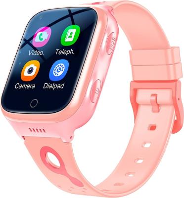 China Touch Screen 4G Girls Smart Watch with GPS Tracker Books Call Voice Chat Class Real-time Visual Positioning Mode Compatible with Android IOS for sale