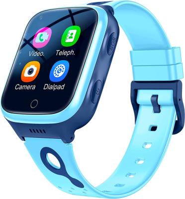 China Touch Screen 4G Boys Smart Watch with GPS Tracker Books Call Voice Chat Class Real-time Visual Positioning Mode Compatible with Android IOS for sale