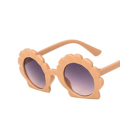 China 2021 Fashion Sunglasses Shell Children's Sunglasses Too UV-proof Cute New Irregular Sunglasses Cartoon Sunglasses for sale