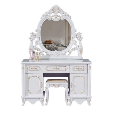 China Adjustable (other) Practical wooden furniture bed dressing table simple dressing table design modern dressing tables for sale