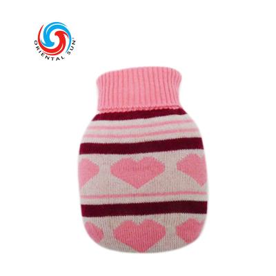 China Keep Your Baby 500ml Rubber Water Bottle Hand Warmer Harmless Environmentally Friendly Safe Rubber Body Warmer for sale