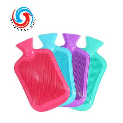 China Keep you warm 2000ml BS colorful rubber hot water bags for kids for sale