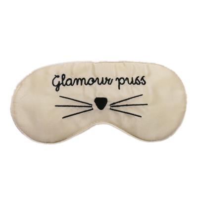 China OEM/ODM Anti-wrinkle wholesale cheap plain cotton differently comfortable eye mask for sleep for sale