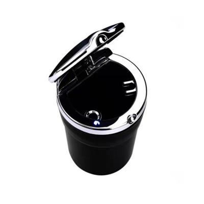 China No Factory Directly Selling Hot Sale Universal LED Light Plastic Car Ashtray for sale