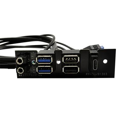 China Computer Peripheral Desktop Desktop Chassis Cable Front Panel Cable TYPE-C2.0 USB3.0 Interface Anti-interference Design for sale