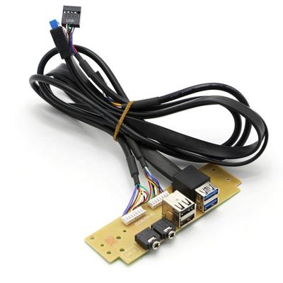 China Factory Customized Usb 3.0/Hd Front Panel Diy Mini Computer Case PCB Audio Data Cable Computer Periphery for sale