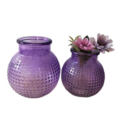 China Wholesale Minimalist Colorful Glass Vase Vases Wedding Decoration for sale