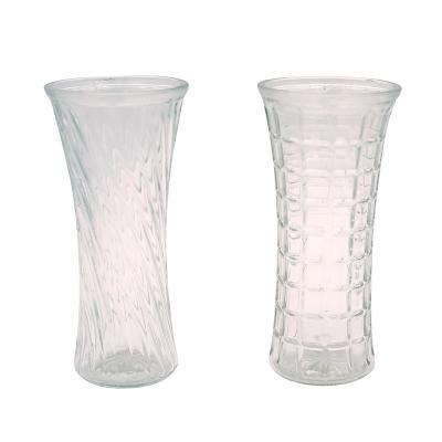 China Traditional Home Clear Glass Vase Desktop Plant Decoration Hydroponic Glass Vase For Flowers for sale