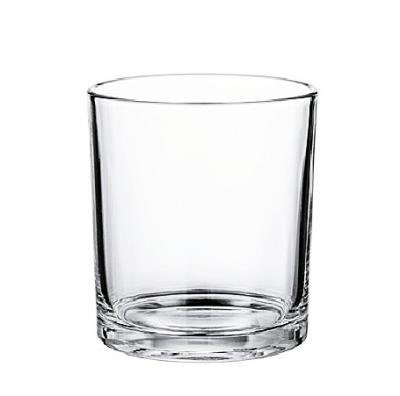 China Home 315ml Glass Candle Holder Dining Room Table Living Room Traditional Glass Candle Holder Wax Clear for sale