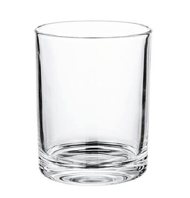 China Home 320ml Glass Candle Holder Dining Room Table Living Room Traditional Glass Candle Holder Wax Clear for sale