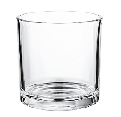 China Home 550ml Glass Candle Holder Dining Room Table Living Room Traditional Glass Candle Holder Wax Clear for sale