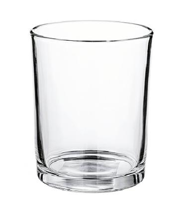 China Home 690ml Glass Candle Holder Dining Room Table Living Room Traditional Glass Candle Holder Wax Clear for sale