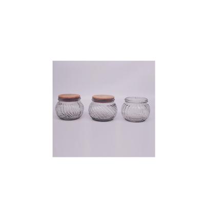 China Traditional high quality wholesale glass jar home decoration living room empty glass jar for sale