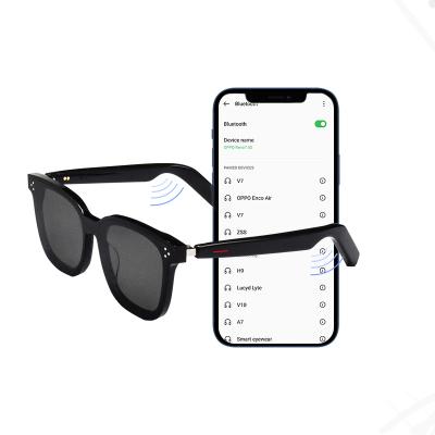 China Stylish modern polarized call/Anti-blue/UVAB/UV400 Bluetooth aduio /Phone lens reduce glare music calls Bluetooth sunglasses with lightweight design for sale