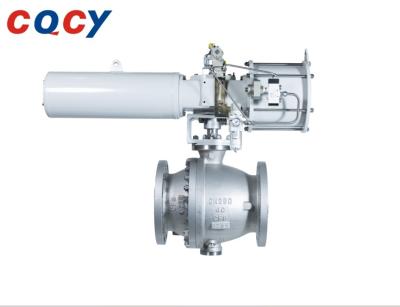 China ZJHR-1010 Soft Sealed Fixed O Ball Ball Valve PN16 PN20 High Viscosity for sale