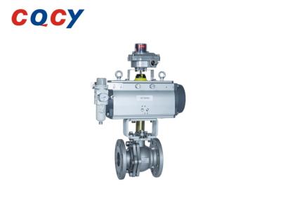 China ZJHR-1000 Soft Sealed Floating O Ball Valve Control For High Viscosity With Fibrous And Medium Containing Particles for sale