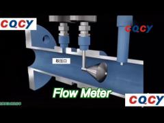 dirty fluid v cone flowmeter 0.25mpa to 42mpa v cone type flow meter