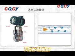 vfe intelligent vortex flowmeter real time temperature pressure compensation vortex flow sensor