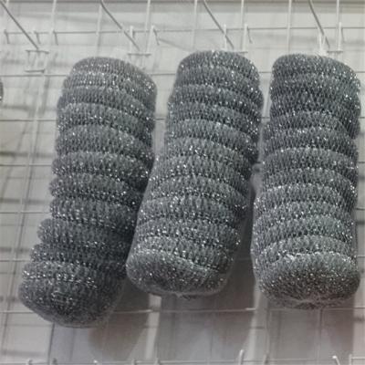 China Durable Washable Galvanized Plate Metal Sponge Stainless Steel Wire Sponge Scourer for sale