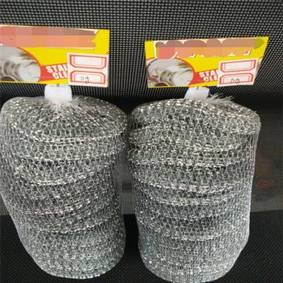 China Sustainable Galvanized Steel Mesh Scourer Wires Metal Pot 410 Wire Scourer for sale