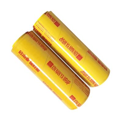 China Customized disposable food-contact moisture-proof PVC cling film wrap stretch food wrap for sale