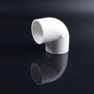 China Water Pipe System Sample Customization Manufacturer Water Supply Pipe Fittings PVC Elbow 3/4 Elbow for sale