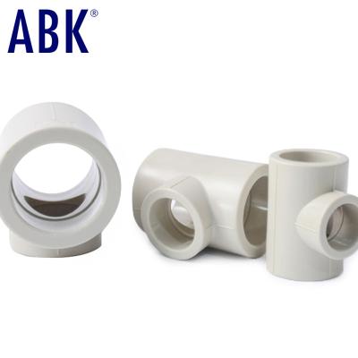 China Heavy Duty Wholesale Industrial Grade Acid And Alkali Corrosion Protection 2021 DIN Pipe Fittings PPH Standards Plastic Reducing Tee for sale