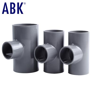 China Hot Landing Firm And Factory Direct Size DIN Standard PVC Closes Big Sale Pipe Fittings For Water Supply Reducing Tee for sale