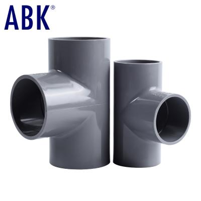 China Hard Landing Enterprise and Enterprise 90 Degree PVC Tee Plastic Solvent Pipe Fitting Equal Tees for sale