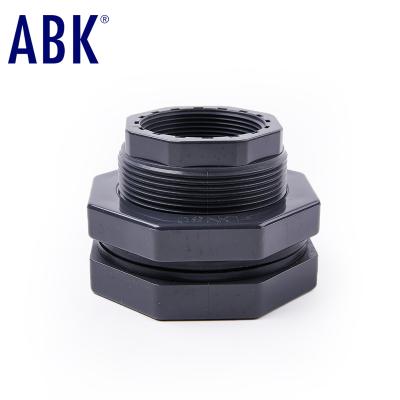 China Hot Sale Heavy Duty Plastic Pipe Connector DIN Standards Industrial Grade UPVC Acid And Alkali Corrosion Protection Water Tank Joint for sale