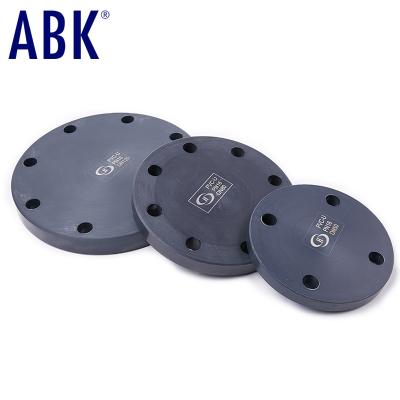 China Hot Sale Acid And Alkali Resistant Corrosion Protection Natural And DIN Standards Industrial Grade UPVC Blind Plate for sale