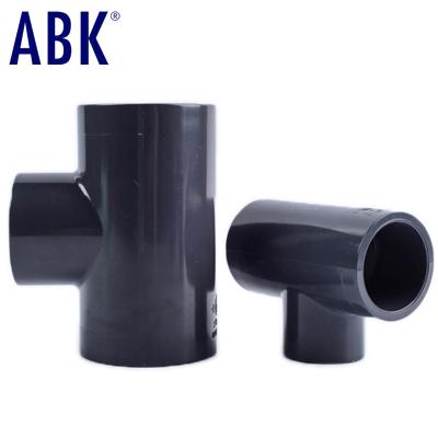 China Heavy Duty ANSI Standard Acid and Alkali Corrosion Protection High Quality Industrial Grade Plumbing Accessories UPVC Reducing Tees for sale