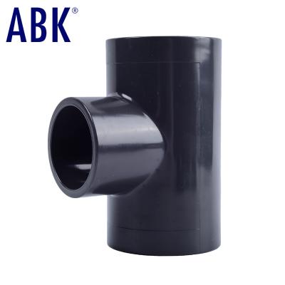 China High Quality Acid And Alkali Resistant Corrosion Protection 2021 ANSI Standard Grade Industrial Tubing Supplies Plastic UPVC Reducer Tee for sale