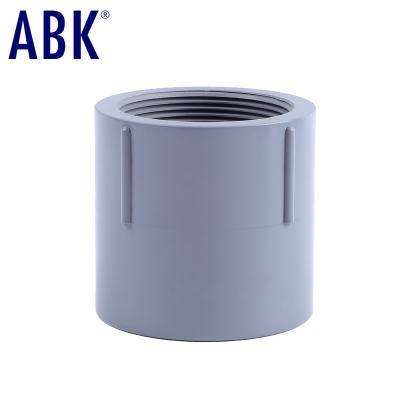 China Hot Sale Chinese Manufacturer Heavy Duty Corrosion Protection CPVC Acid and Alkali CPVC Pipe Fittings Standard Female Adapter for sale