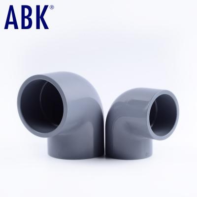 China China Supplier High Quality Plastic 90 Degree CPVC Elbow Pipe Fitting 1/2